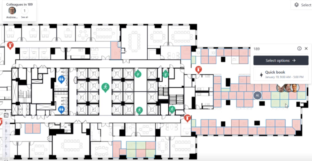 Quick Book floor plan view